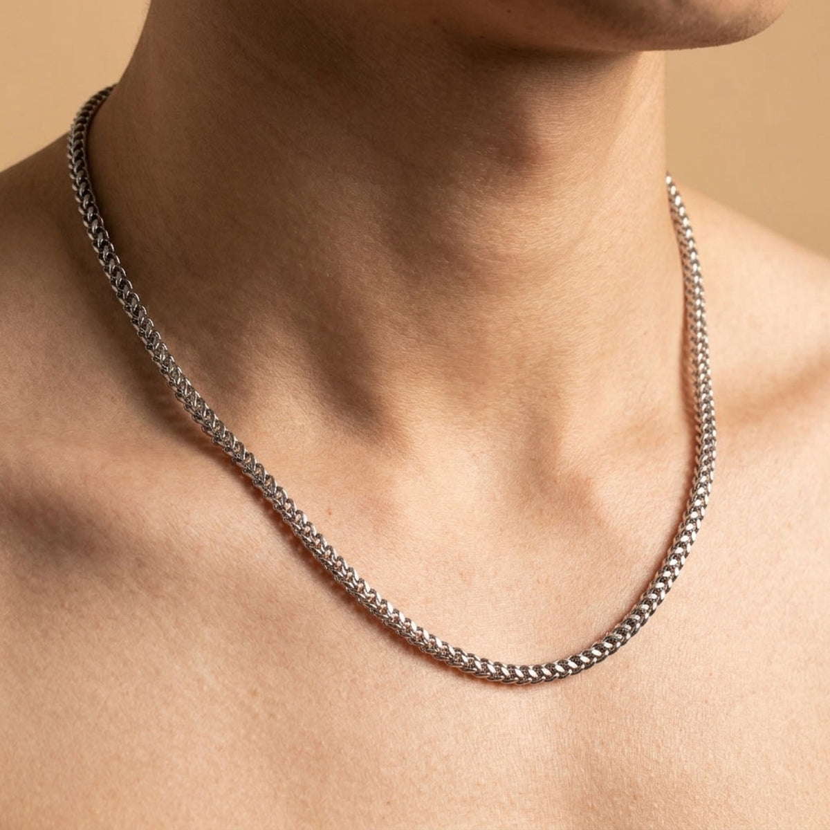 2mm Franco Chain worn