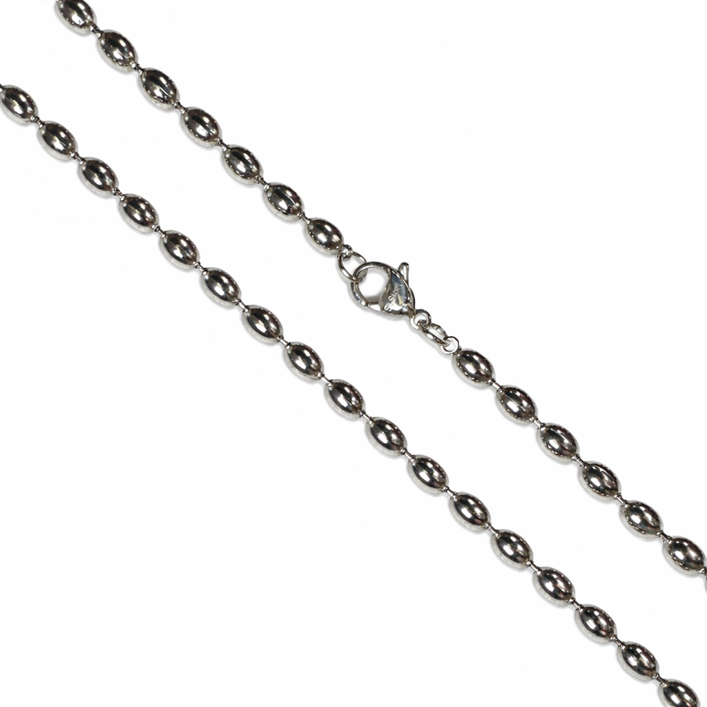 2.4mm Stainless Steel Oval Bead Chain
