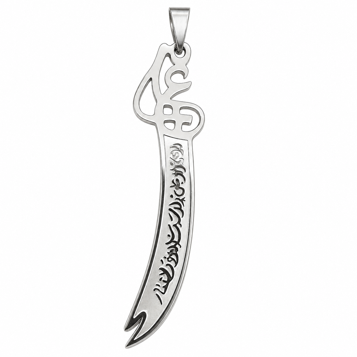 Sword Saber Pirate Blade Pendant (Design 042) – Stainless Steel