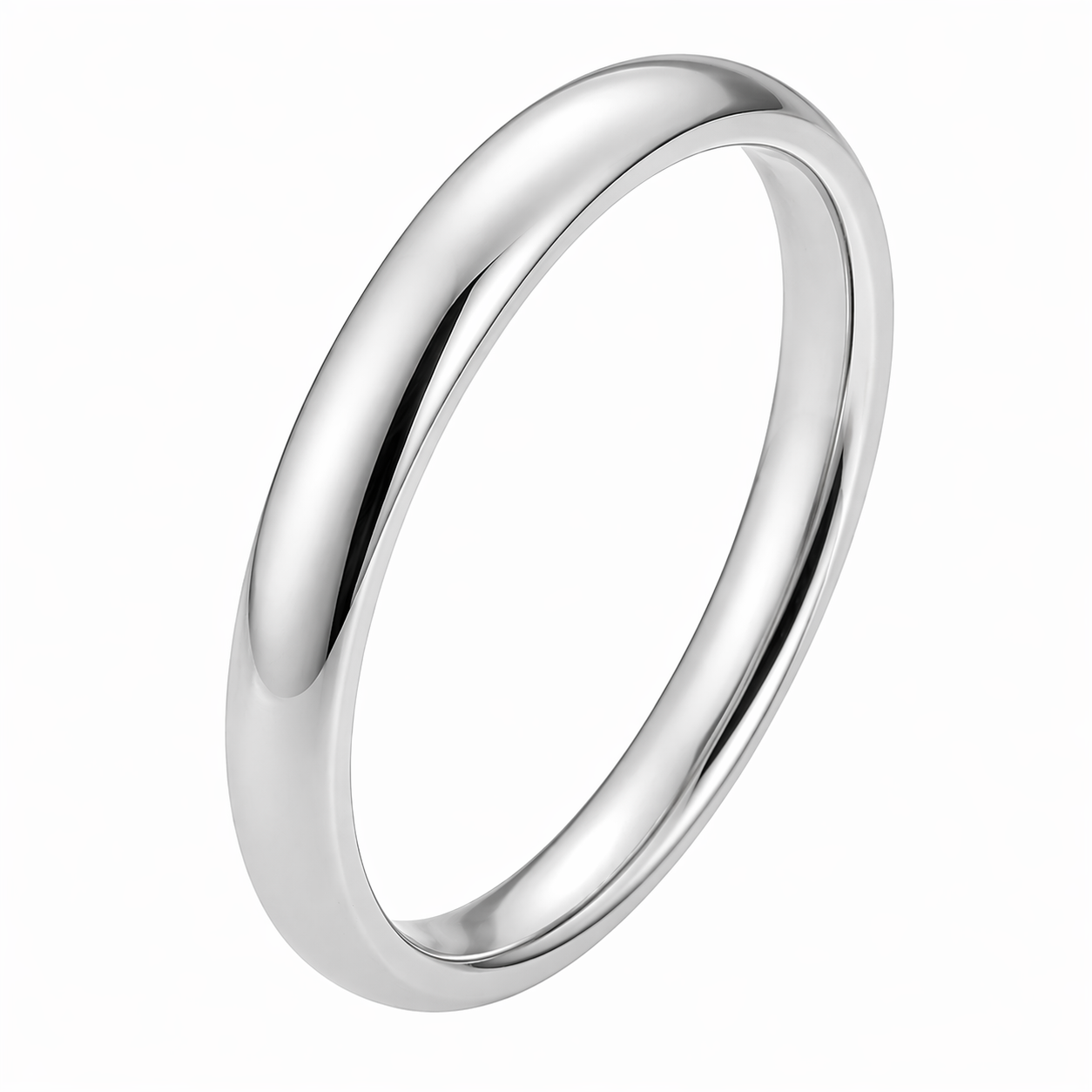 Stainless Steel 3mm Wedding Band Ring