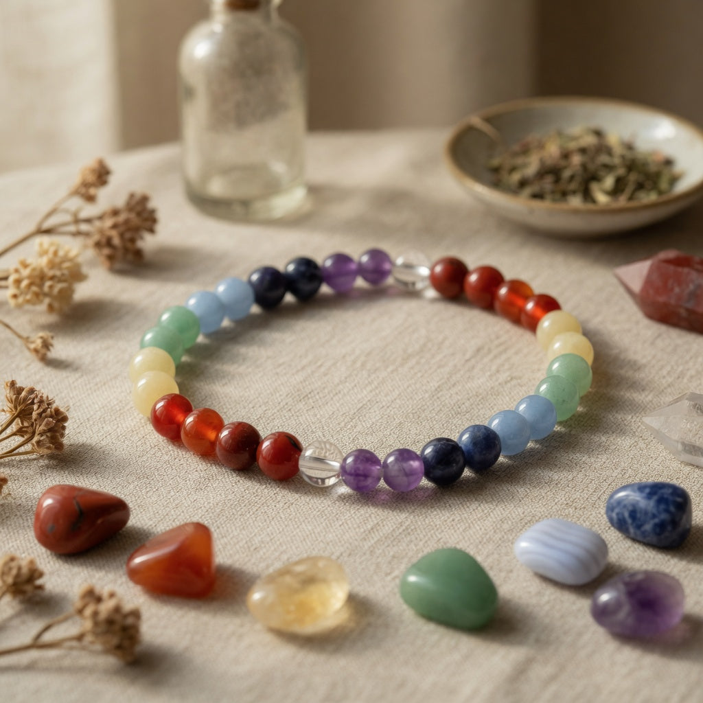 6mm 7 Chakra Stretch Bracelet
