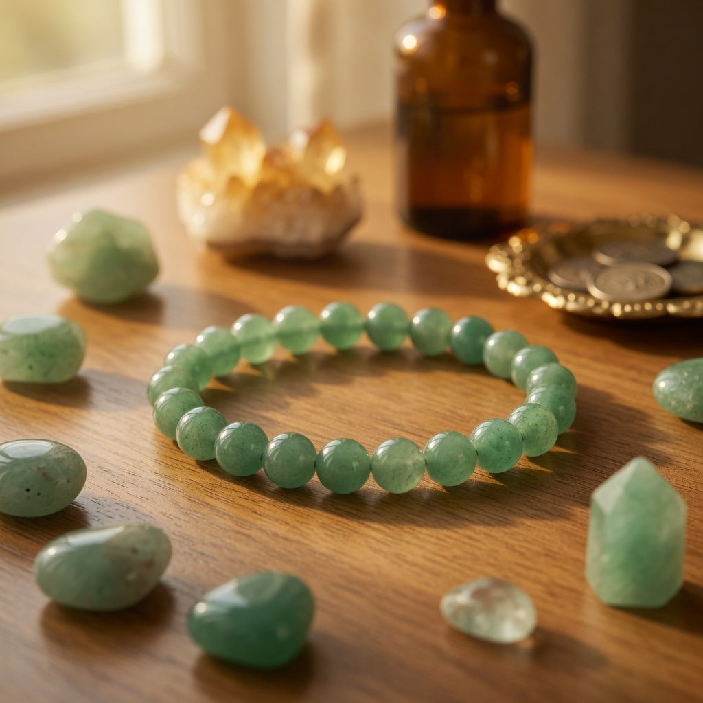 8mm Aventurine, Green Stretch Bracelet