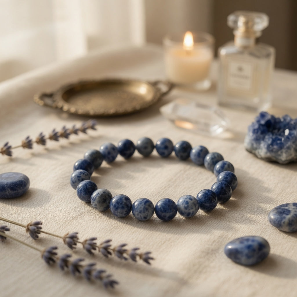 8mm Sodalite Stretch Bracelet