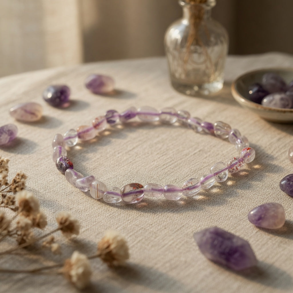 Super 7 Nugget Stretch Bracelet