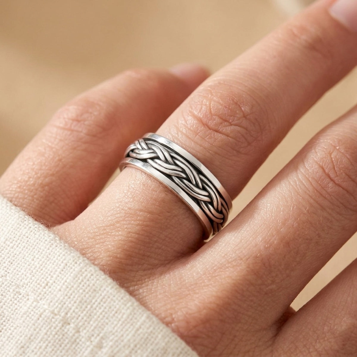 Spinner Ring worn