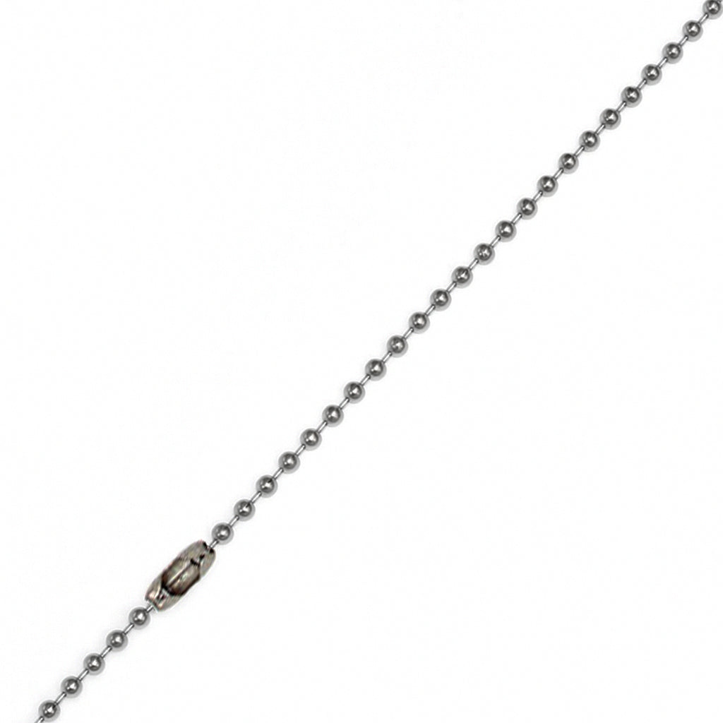 5mm Stainless Steel Ball Bead Dog Tag Chain