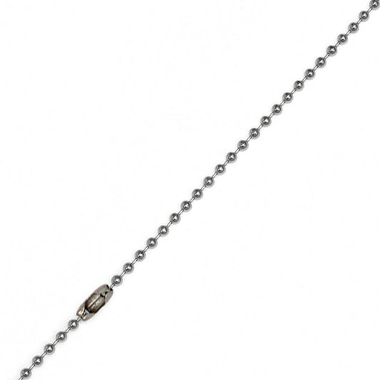 6mm Stainless Steel Ball Bead Dog Tag Chain