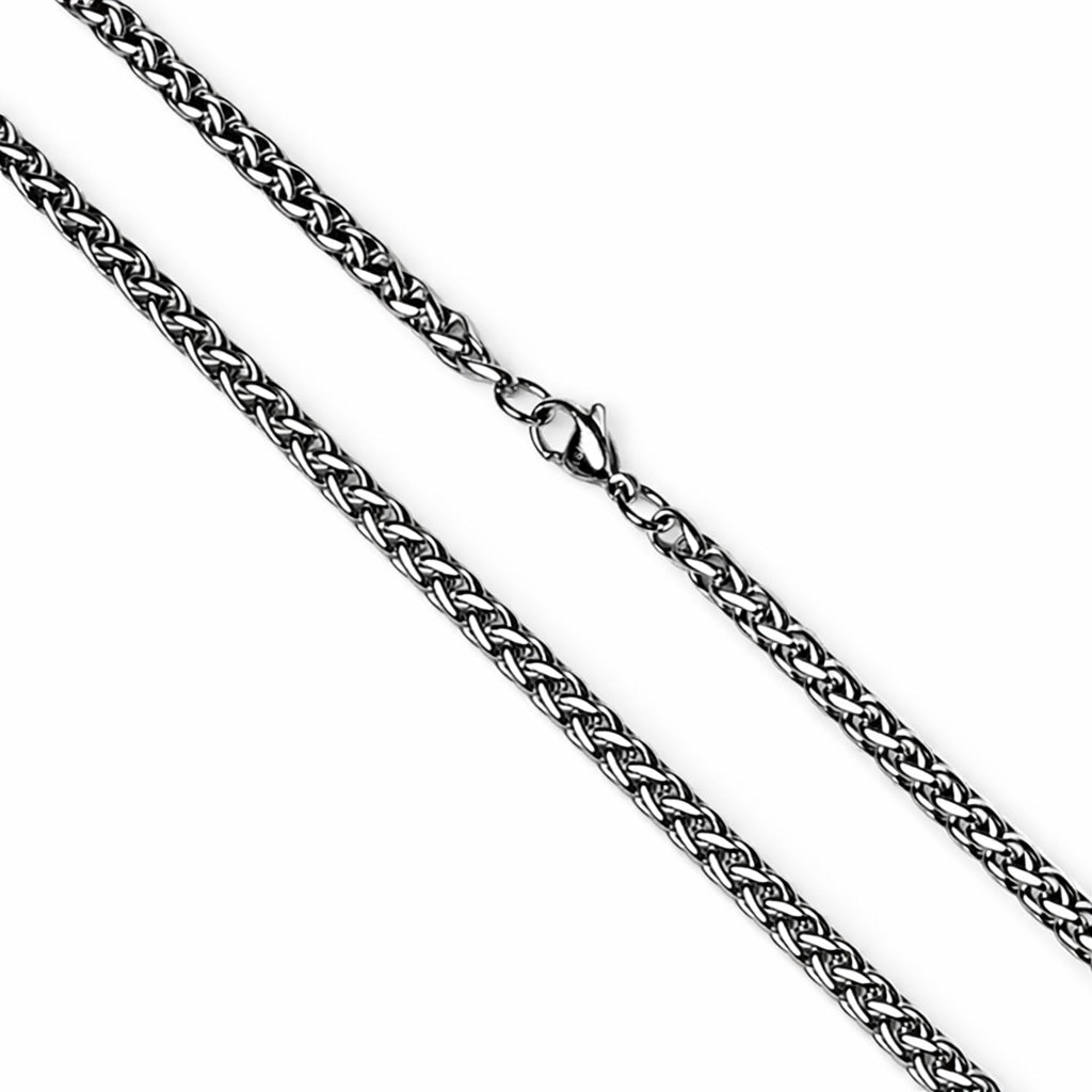 4.8mm Stainless Steel Wheat Spiga Chain