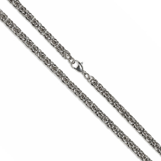 5mm Stainless Steel Byzantine Chain