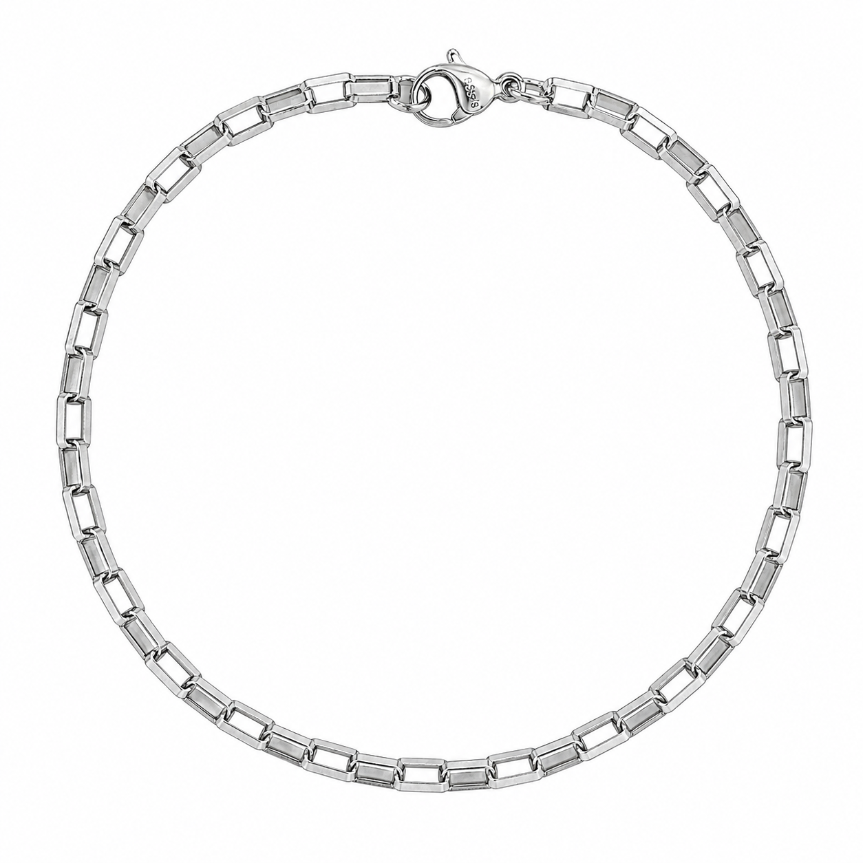 Stainless Steel Long Box Rectangular Link Chain