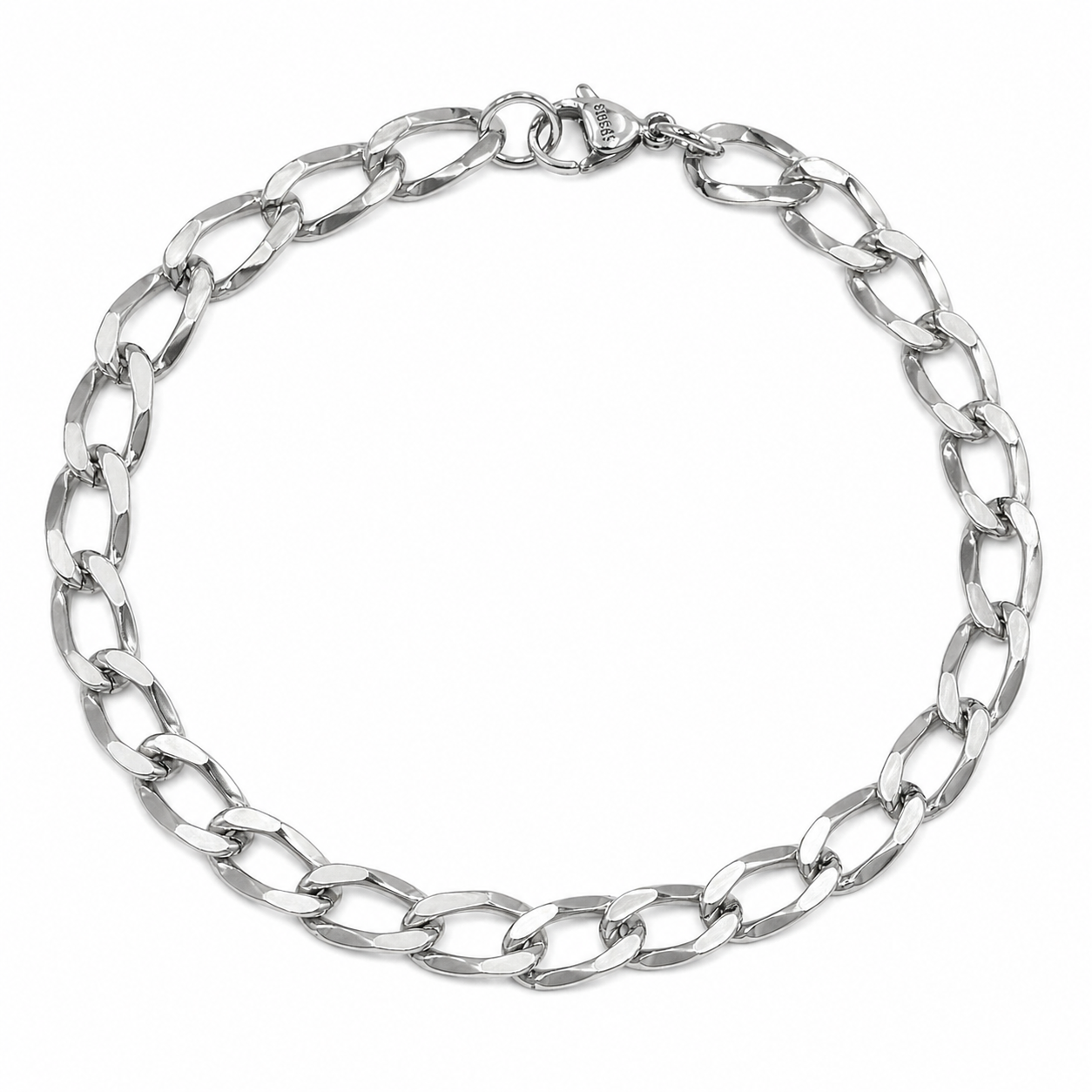Stainless Steel 5.6mm Square Twisted Link Deep Curb Chain