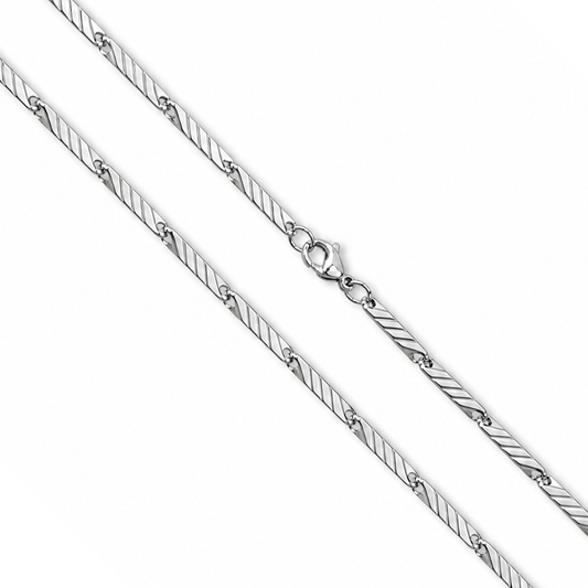 Stainless Steel Heavy Square Bar Link Chain