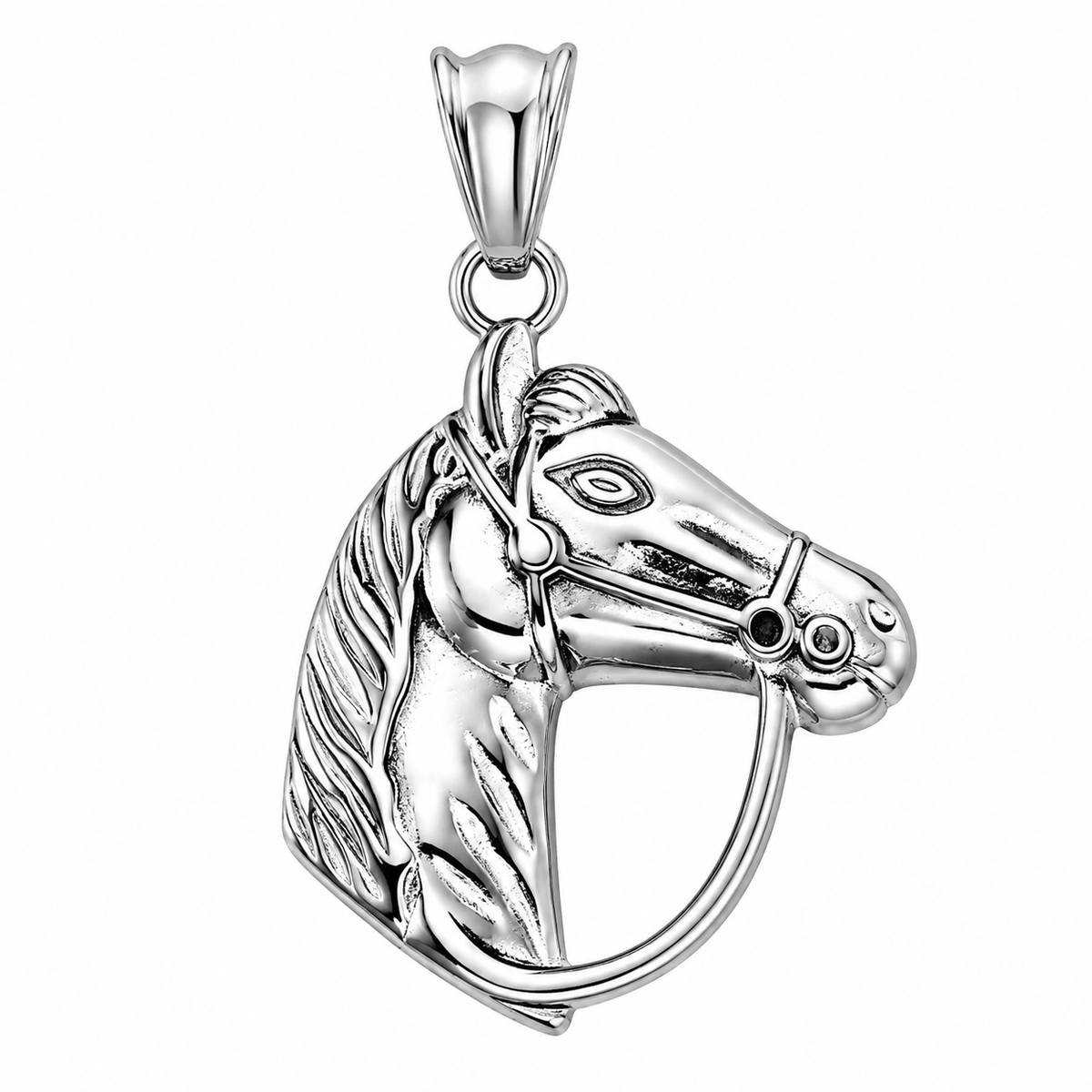 Horse Rancher Cattle Pendant – Stainless Steel