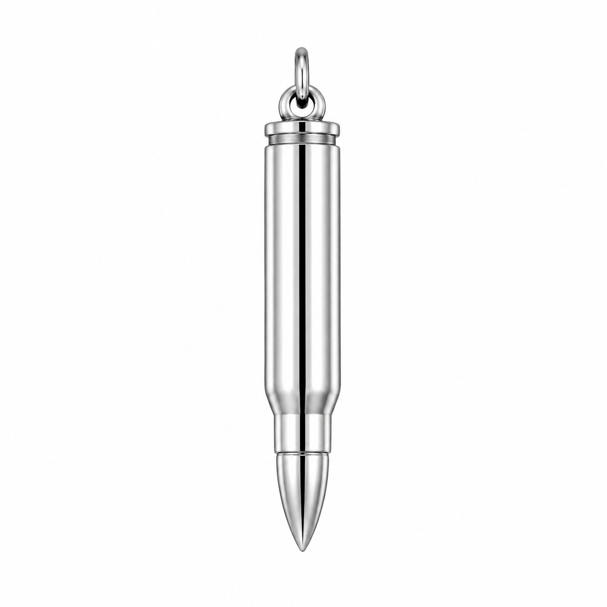 Bullet Shell Casing Ammo Gun Pendant – Stainless Steel