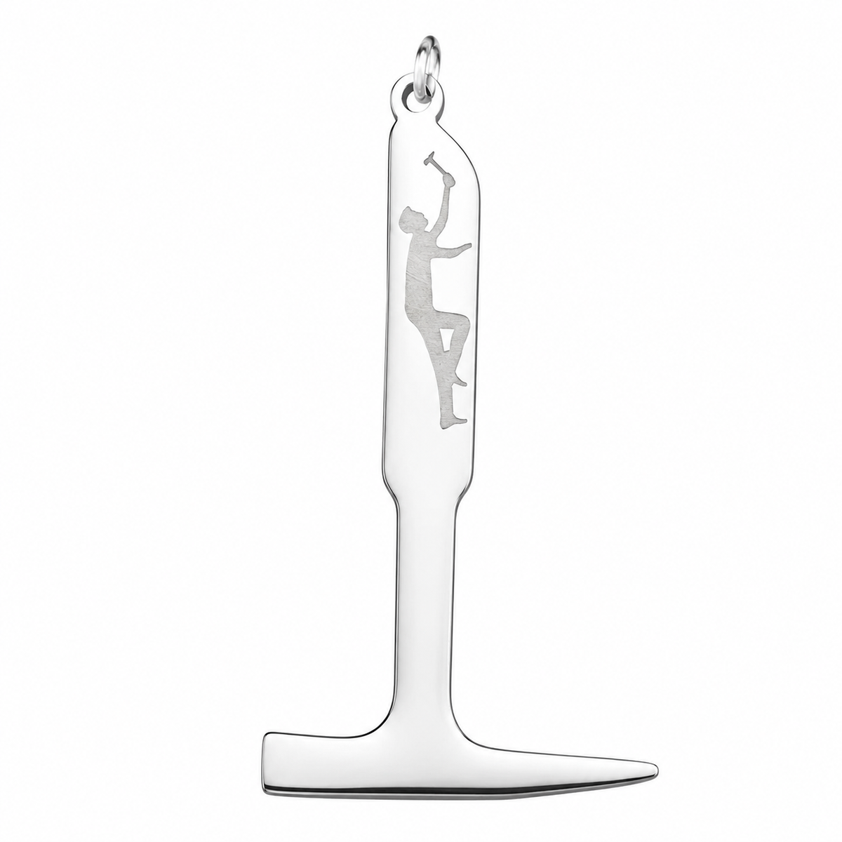 Rock Climber Outdoor Sport Pendant – Stainless Steel