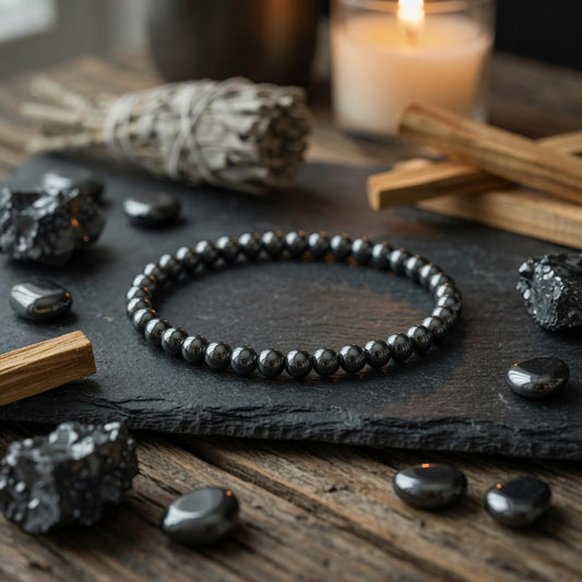4mm Hematite Stretch Bracelet