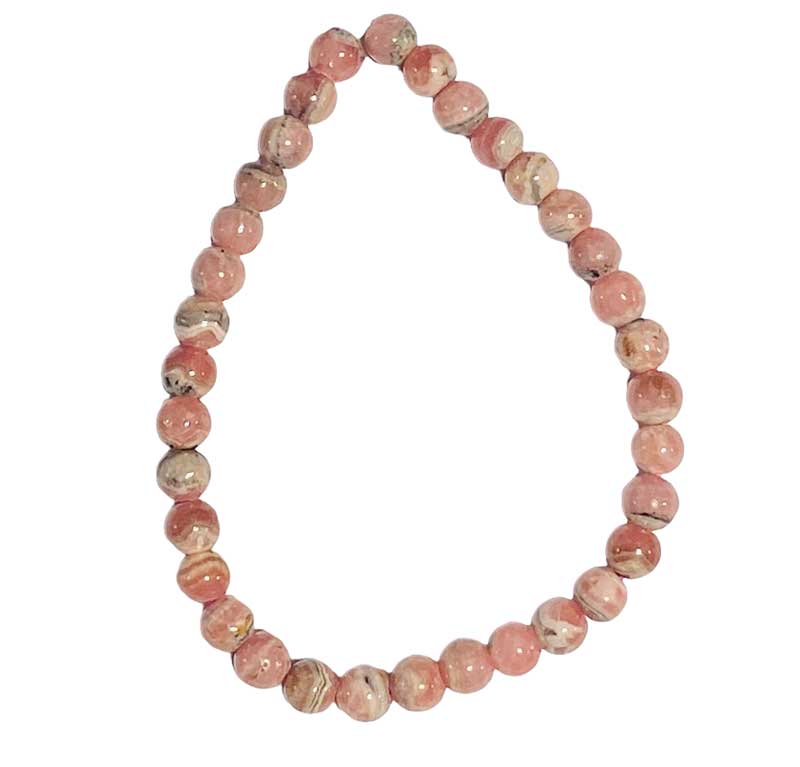Rhodochrosite 4-6mm Stretch Bracelet