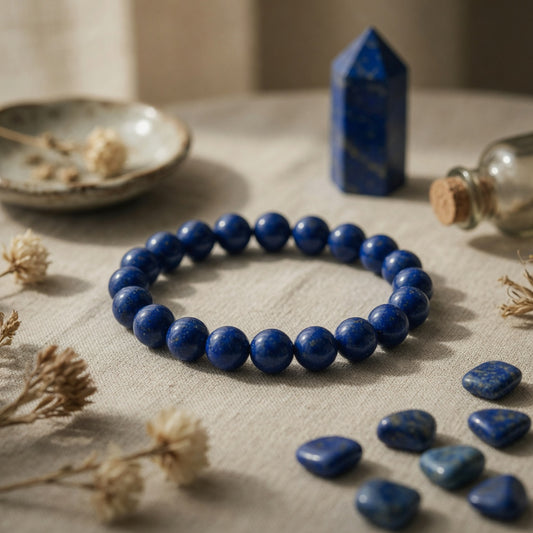 8mm Lapis Stretch Bracelet