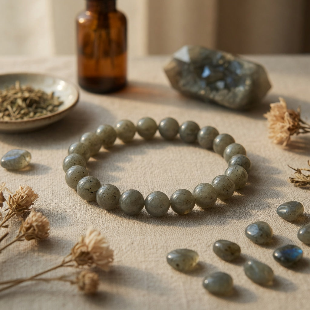 8mm Labradorite Stretch Bracelet