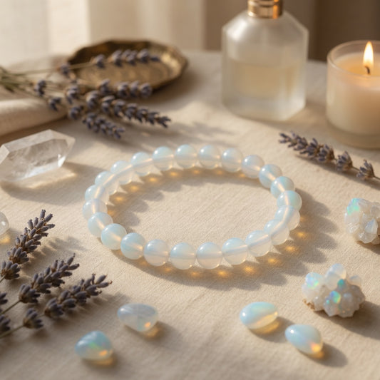 8mm Opalite Stretch Bracelet