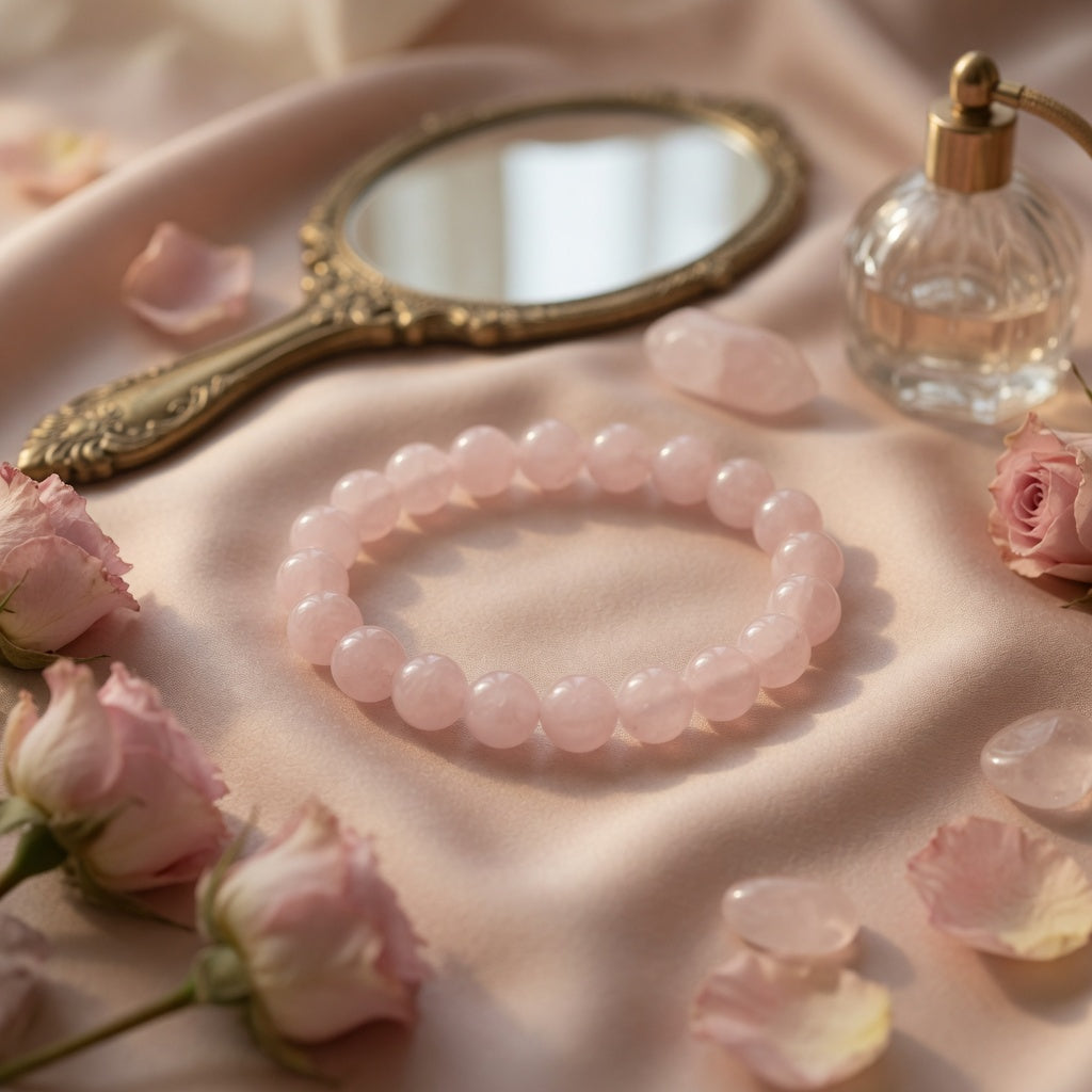 8mm Rose Quartz Stretch Bracelet
