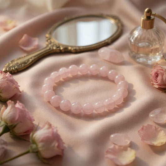 8mm Rose Quartz Stretch Bracelet