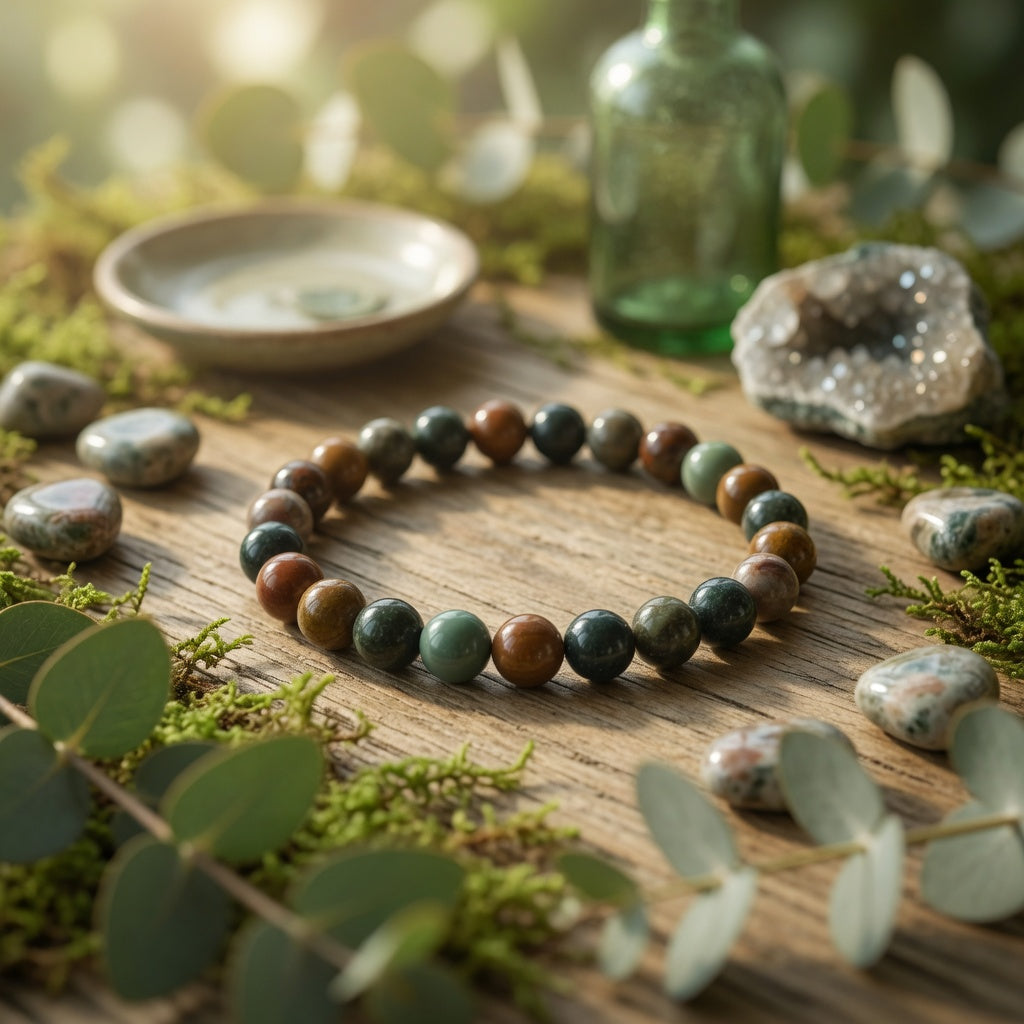 8mm Ocean Jasper Stretch Bracelet
