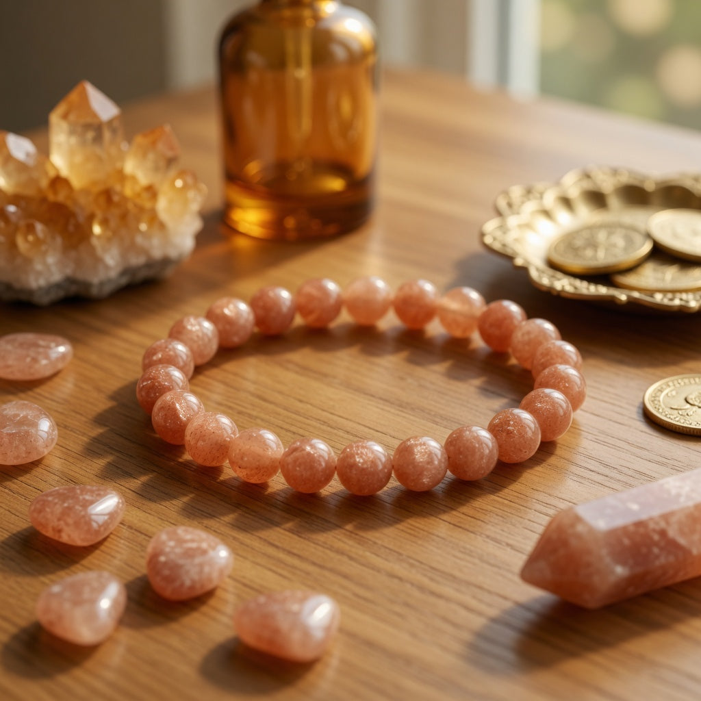 8mm Sunstone Stretch Bracelet