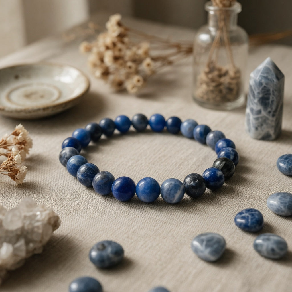 8mm Sodalite Stretch Bracelet