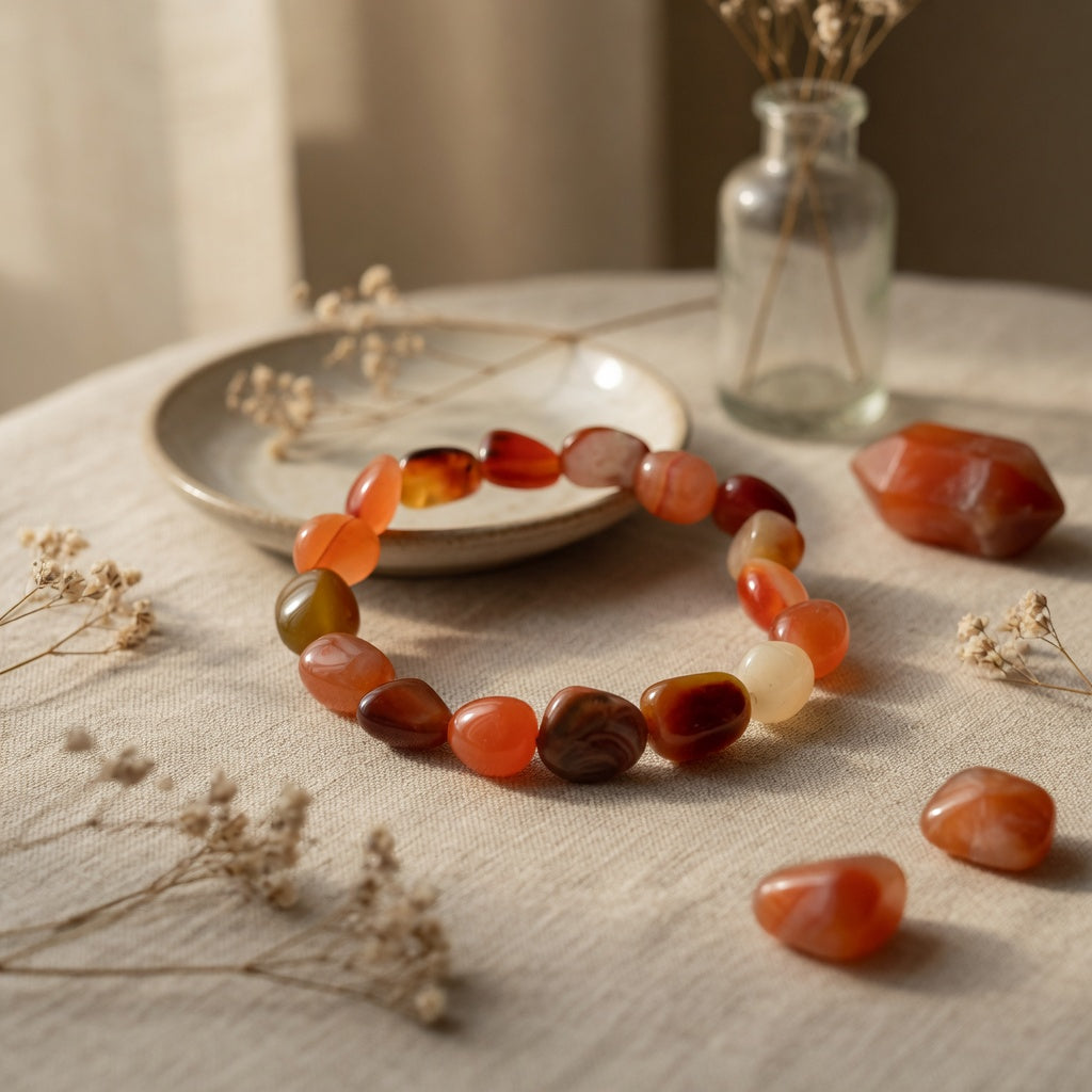 Carnelian Stretch Bracelet