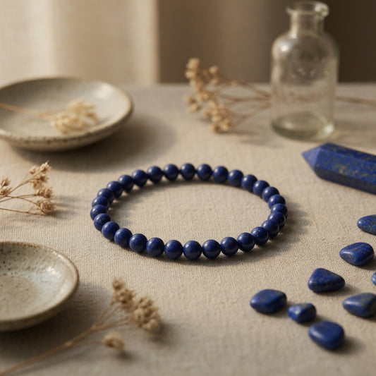 4mm Lapis Stretch Bracelet