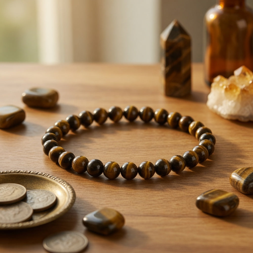 4mm Tiger Eye Stretch Bracelet
