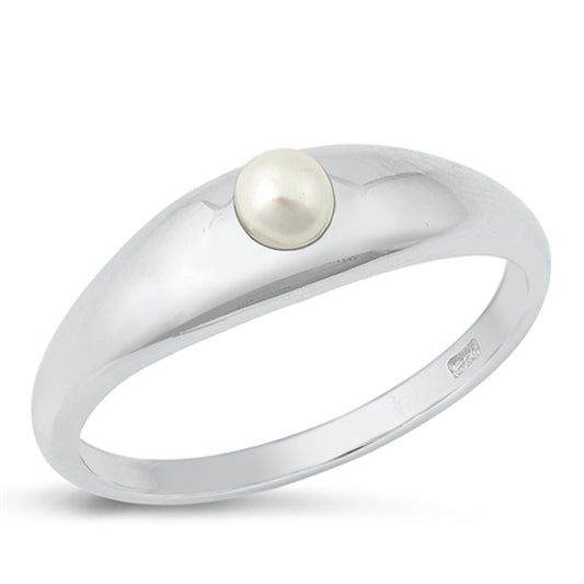 Sterling Silver Freshwater Pearl Ring