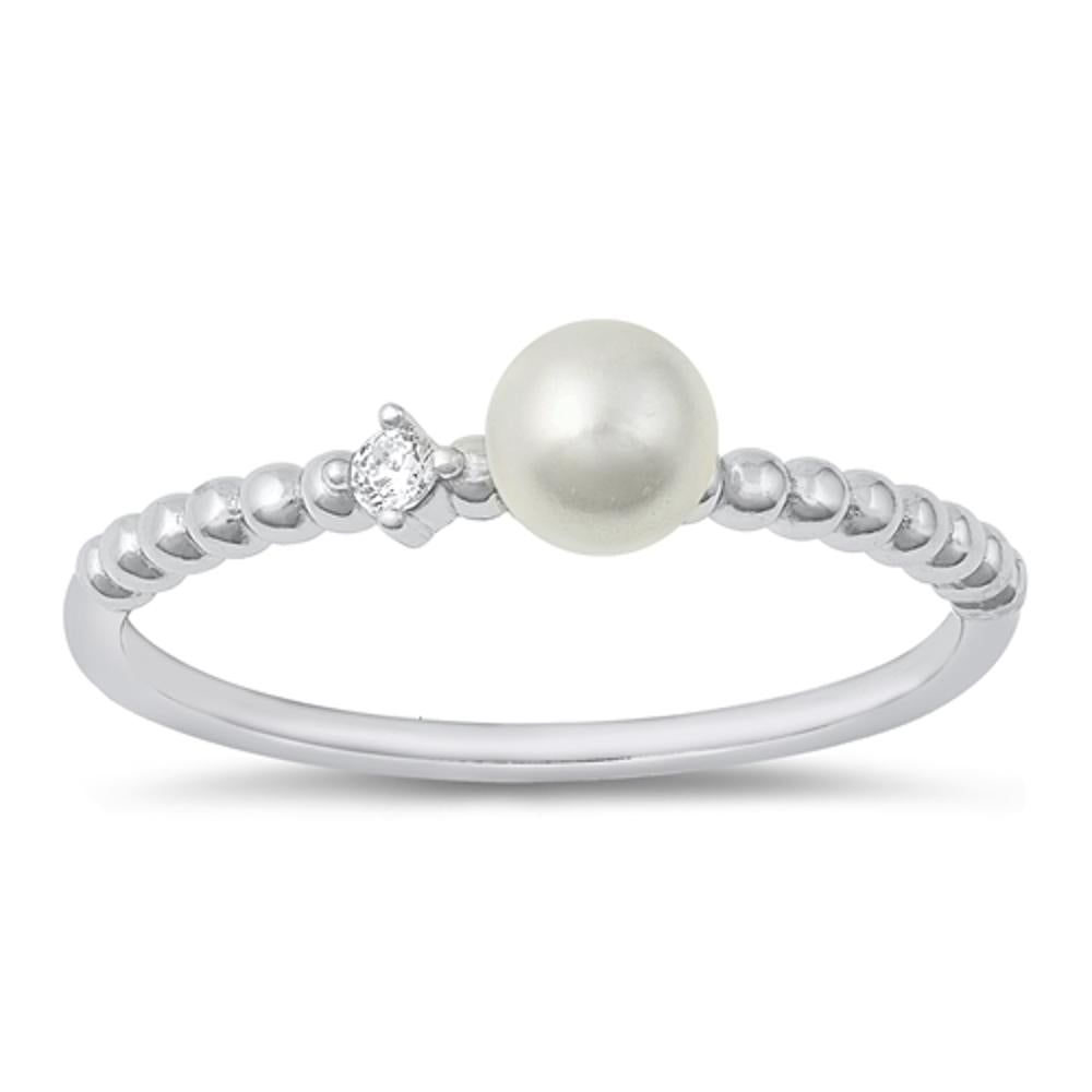 Sterling Silver Freshwater Pearl Ring