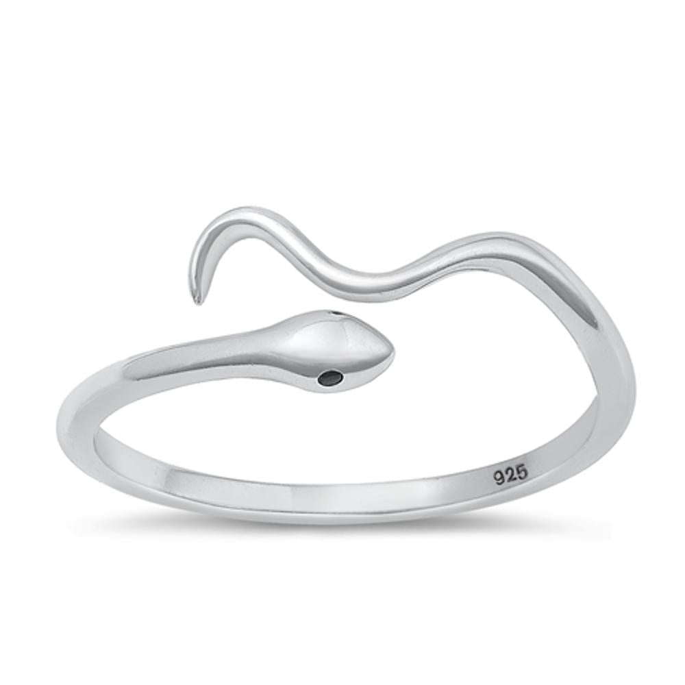 Sterling Silver Snake Ring