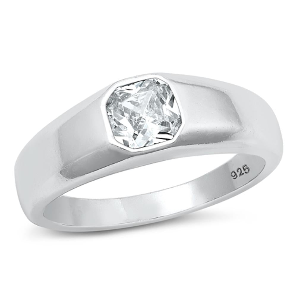 Sterling Silver White CZ Ring