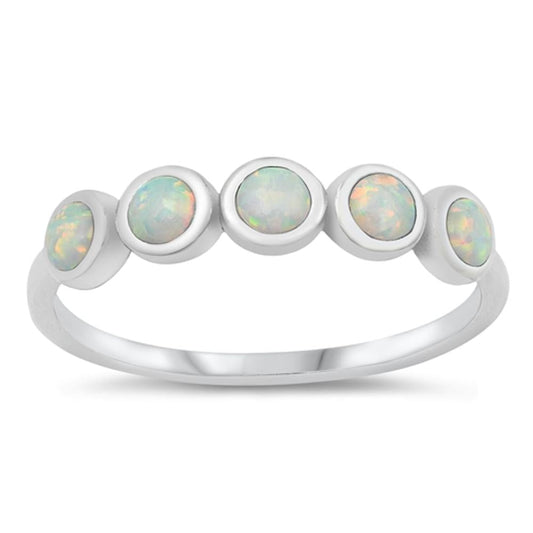 Modern Mosaic Bubble Ring New .925 Sterling Silver Band Sizes 4-10