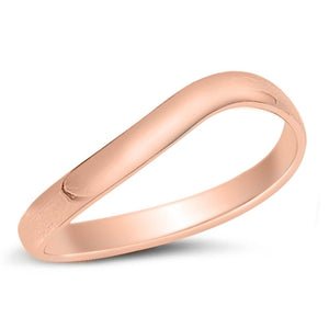 Sterling Silver Rose Gold-Tone Thumb Ring Band Custom Design New .925 Sizes 5-12