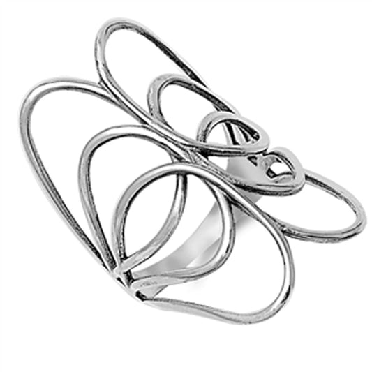 Women's Fashion Butterfly Classic Ring New .925 Sterling Silver Band Sizes 5-10