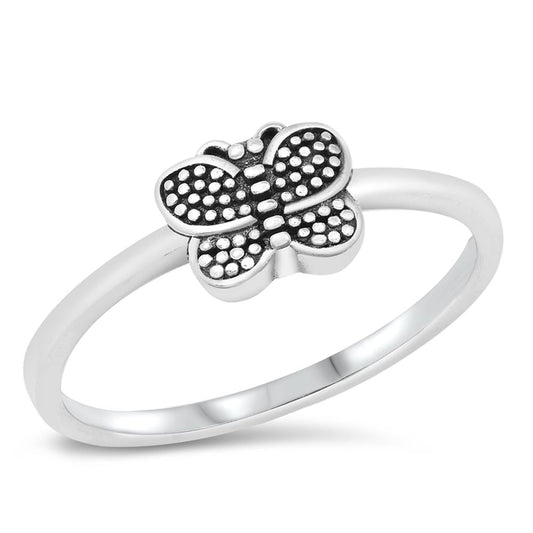 Cute Bali Butterfly Tiny Ring New .925 Sterling Silver Band Sizes 4-10