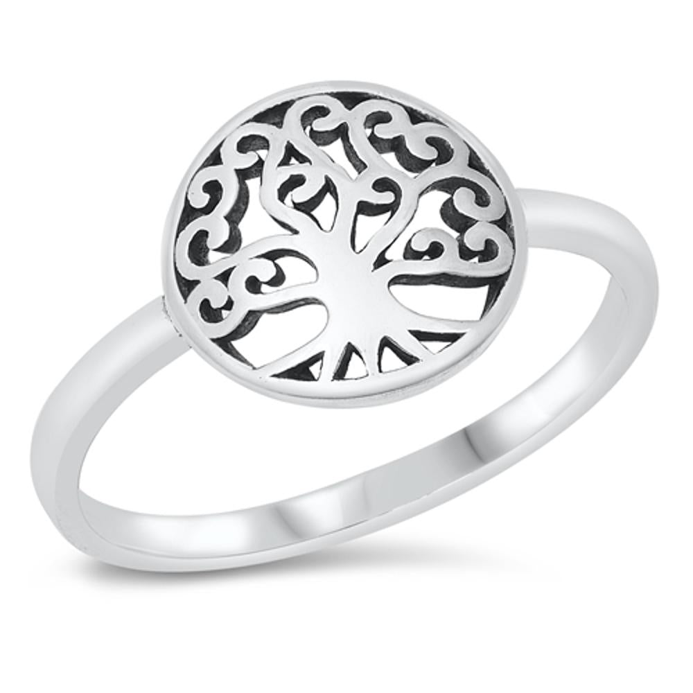 Celtic Tree of Life Beautiful Ring New .925 Sterling Silver Band Sizes 5-10