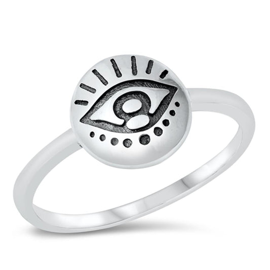 Protection Eye Safety Wholesale Ring New .925 Sterling Silver Band Sizes 4-10