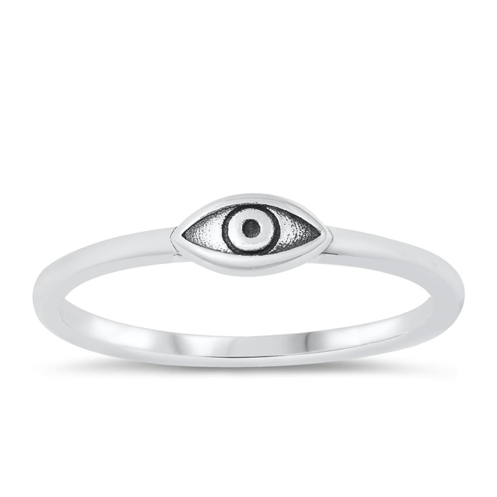 Eye of Providence All Seeing Cute Ring New .925 Sterling Silver Band Sizes 4-10