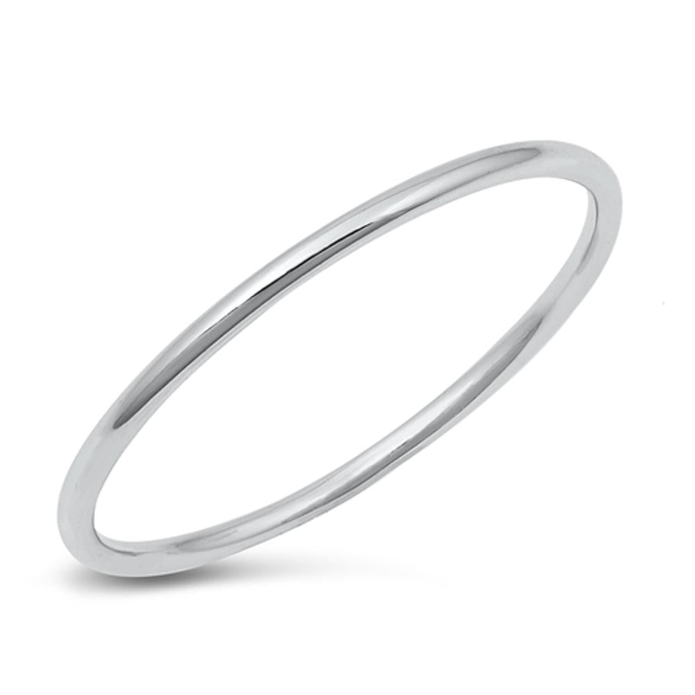 Thin Stacking Plain Wholesale Ring New .925 Sterling Silver Band Sizes 3-10