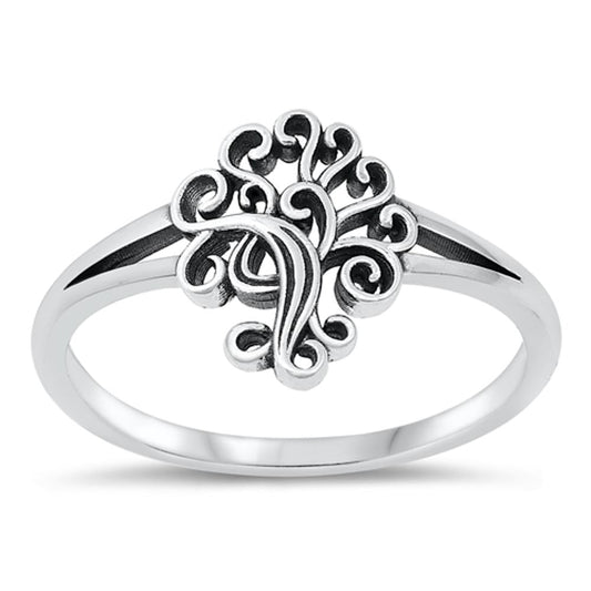 Sterling Silver Tree of Life Ring