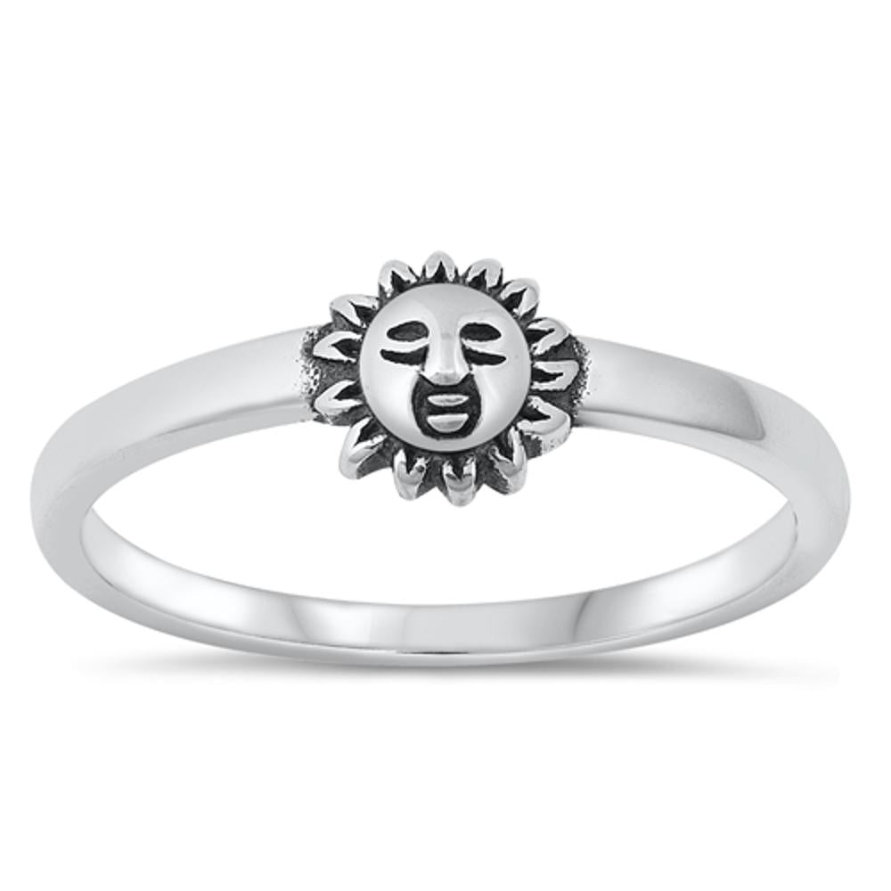 Sterling Silver Sun Ring