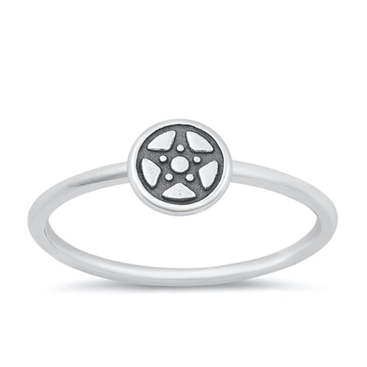 Sterling Silver Pentagram Ring