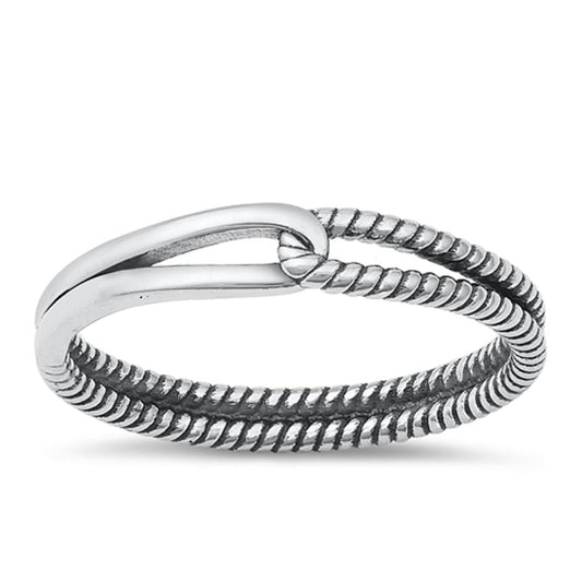 Sterling Silver Knot Ring