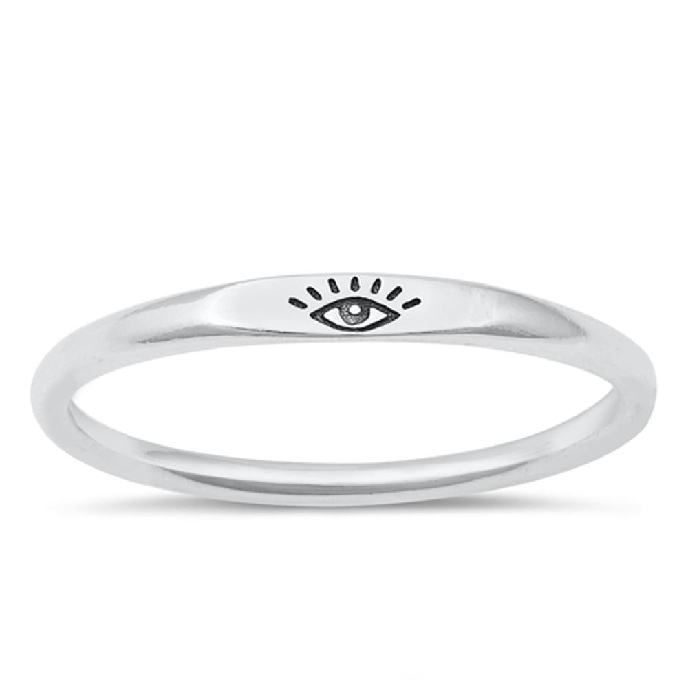 Sterling Silver Eye Ring