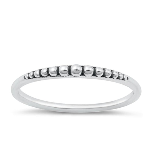 Sterling Silver Bali Ring